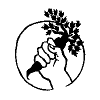 Image: Food Not Bombs logo.